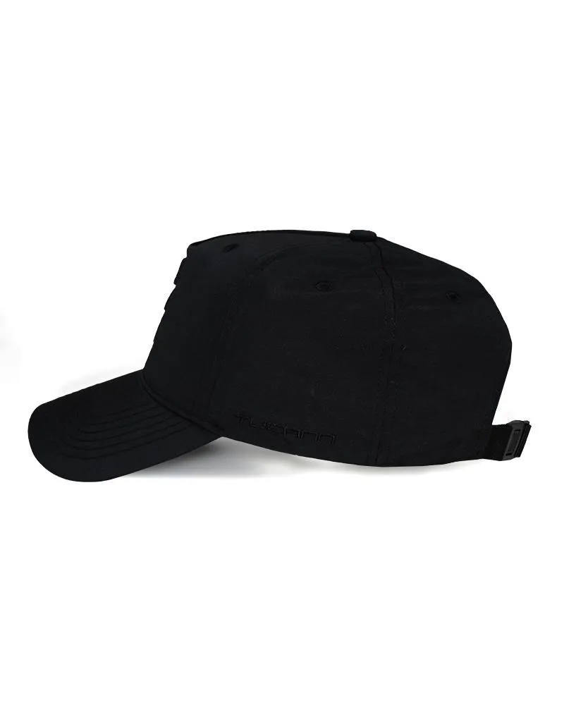 Sweat Proof A-Frame Cap - Black