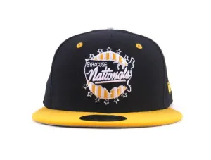 Syracuse Nationals New Era 5950 Fitted Hat (NAVY YELLOW GRAY UNDER BRIM)