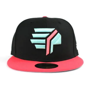 Syracuse Sky Chiefs New Era 59Fifty Fitted Hats (Black Infrared Mint Gray Under Brim)