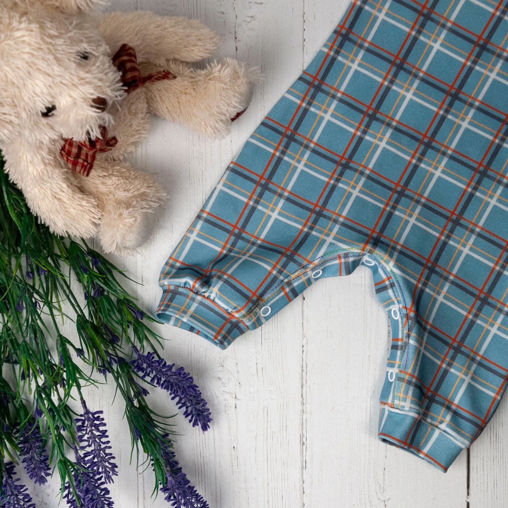 Taffy Tartan Romper