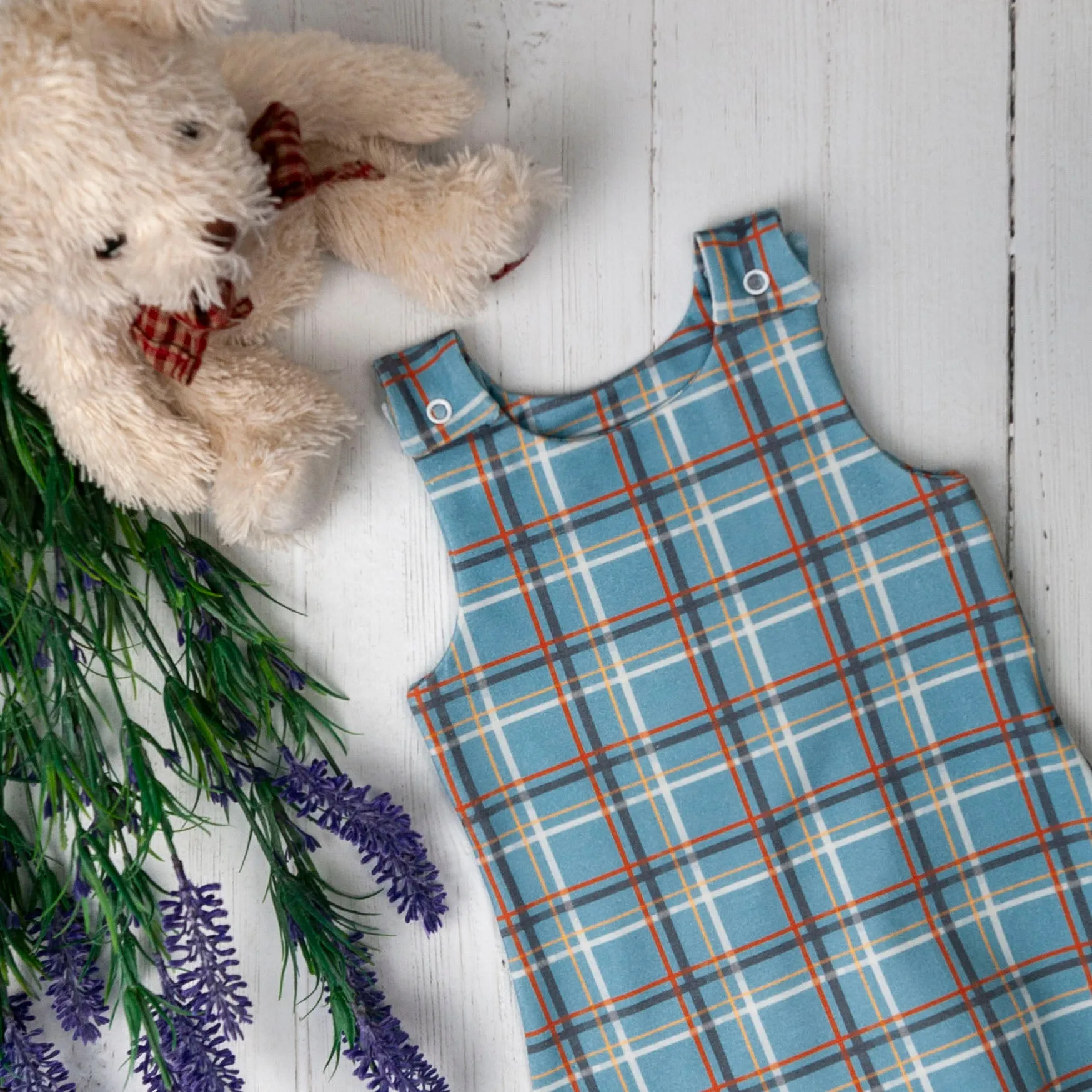 Taffy Tartan Romper