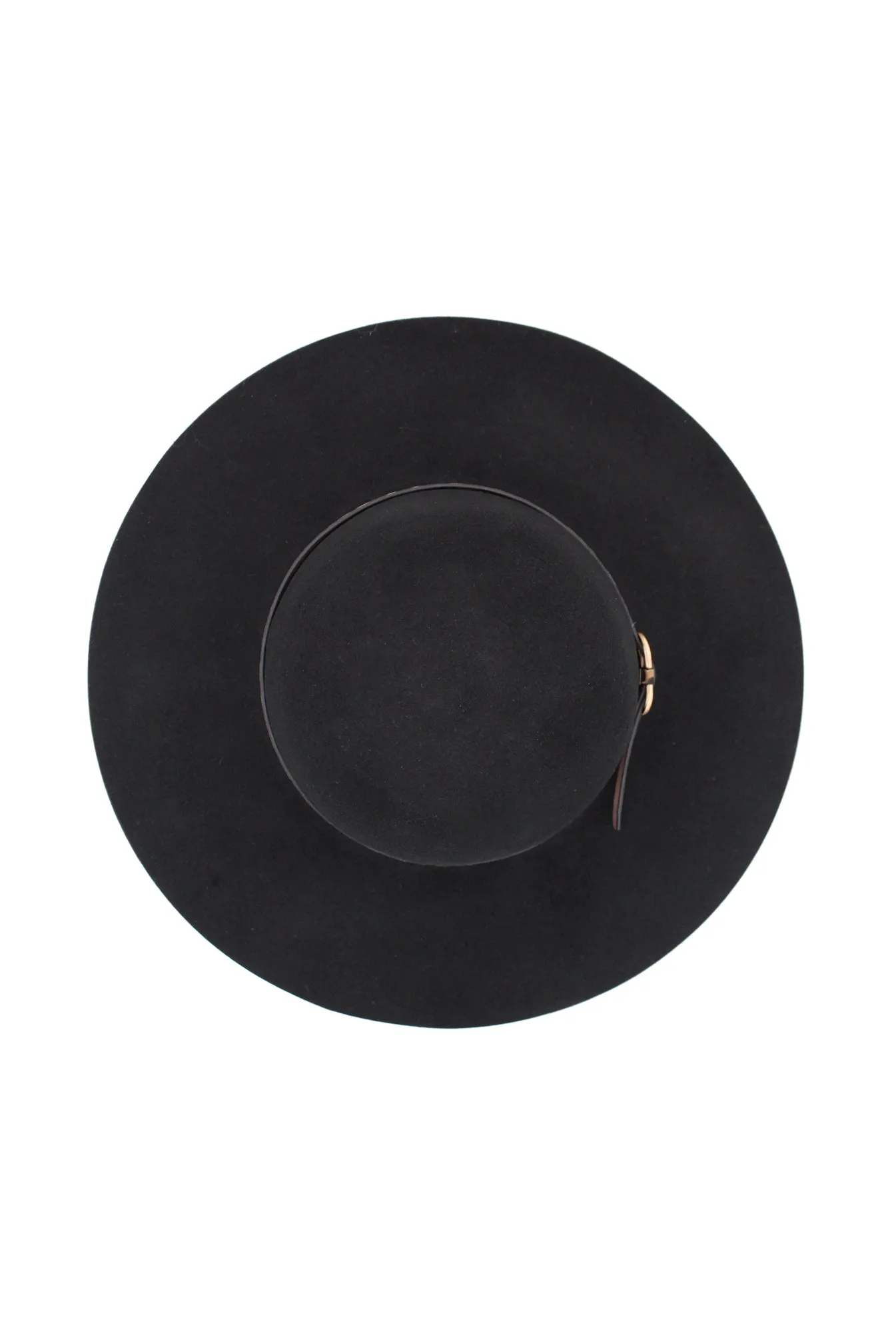Teagan Wool Felt Floppy in Black