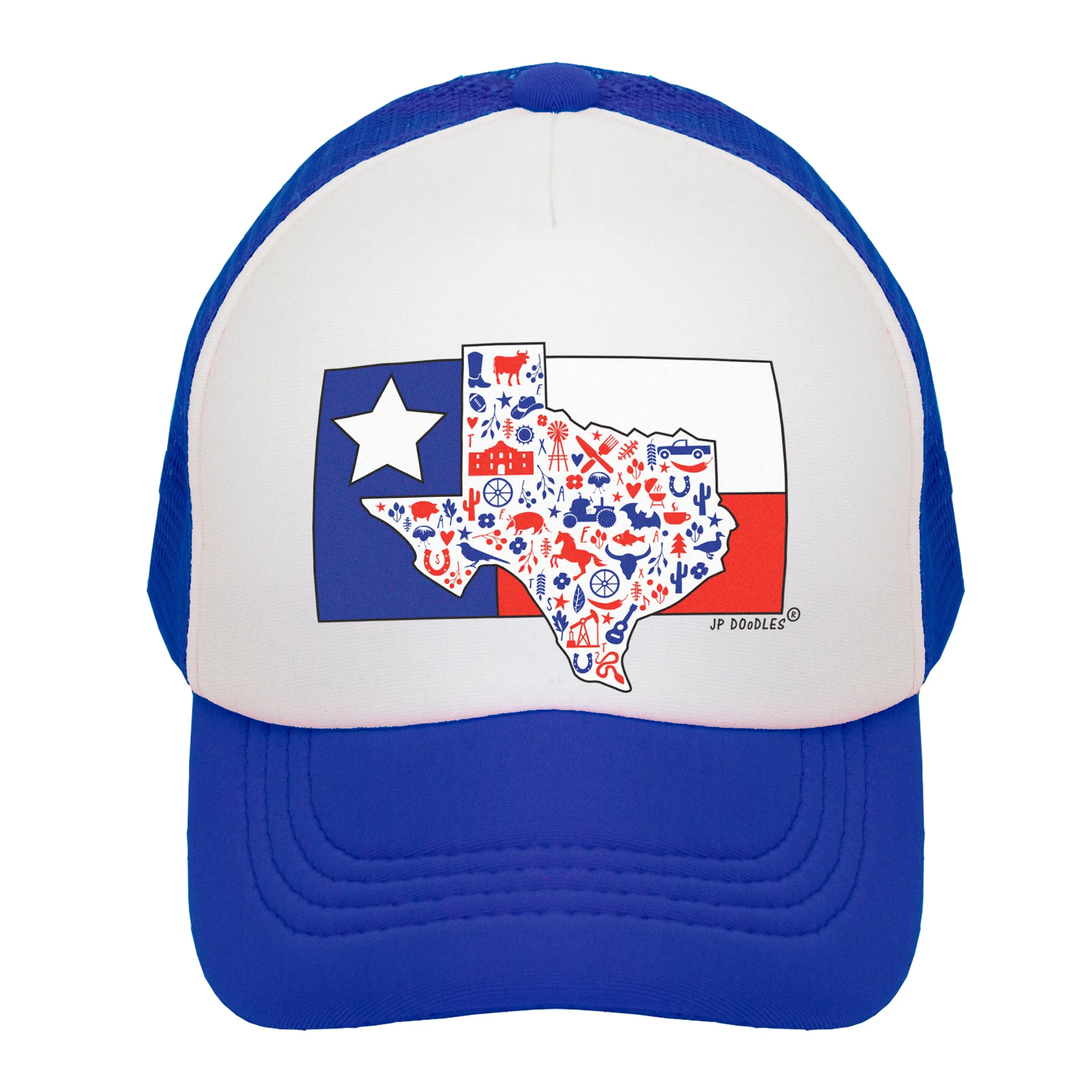 Texas State Flag Kids Trucker Hat