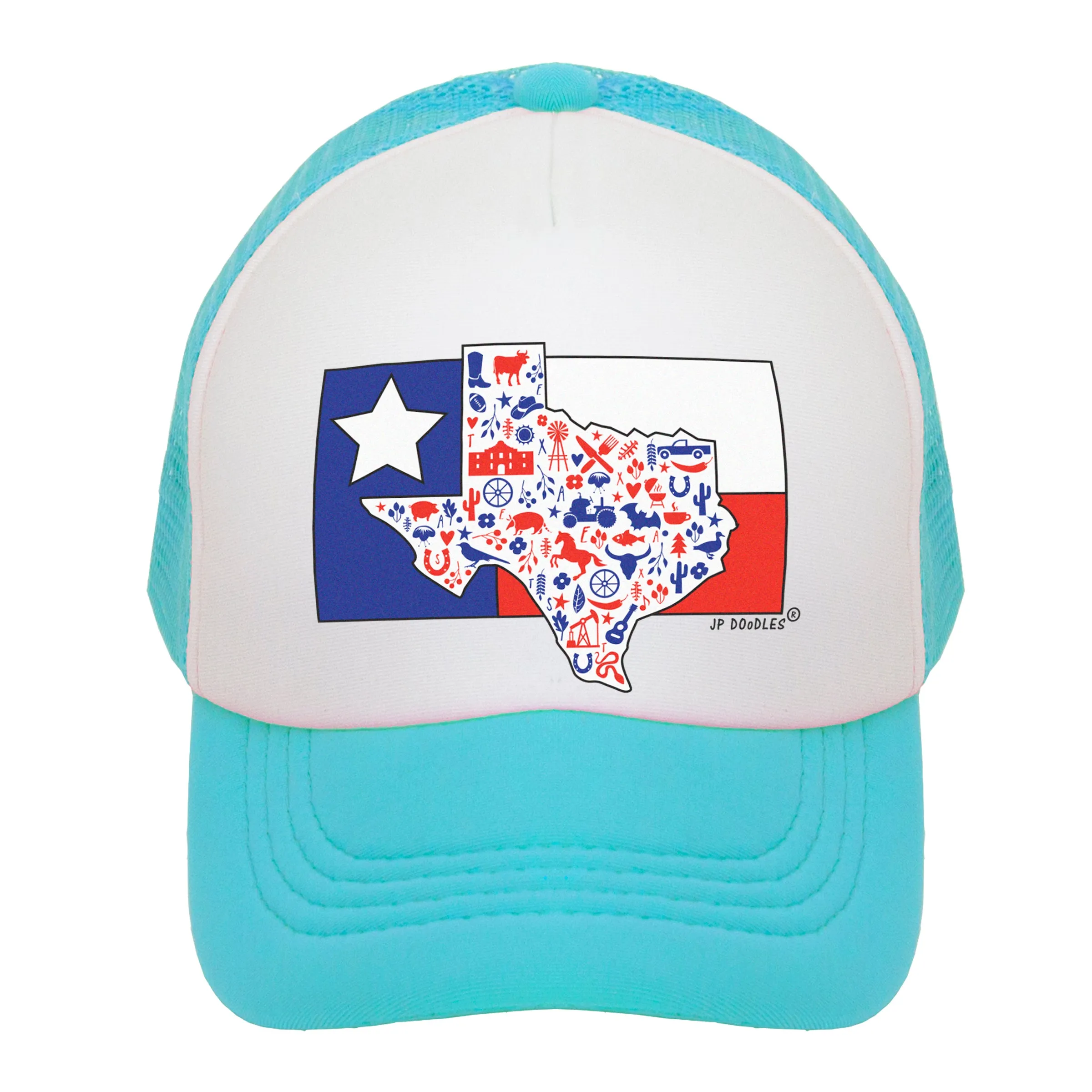 Texas State Flag Kids Trucker Hat