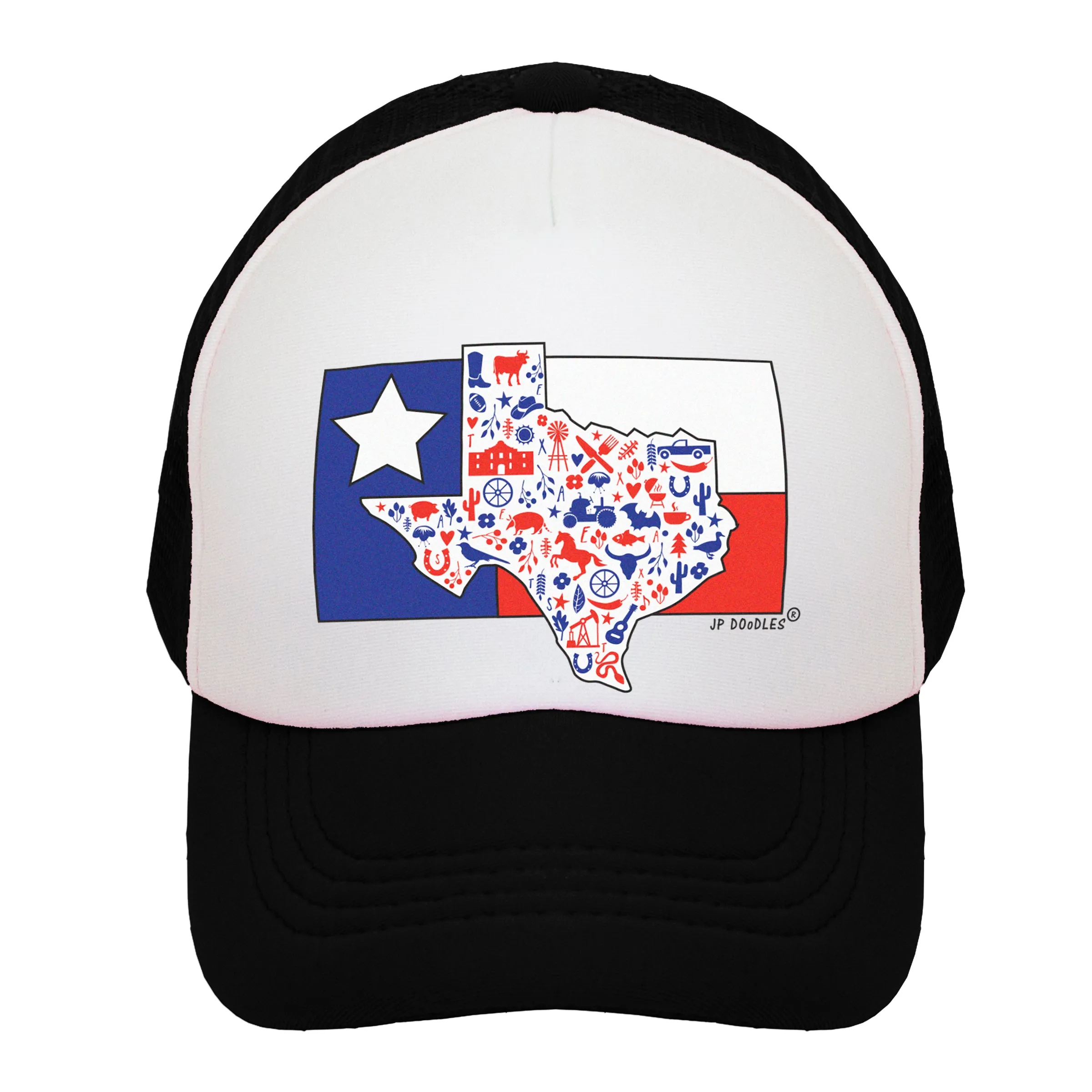 Texas State Flag Kids Trucker Hat