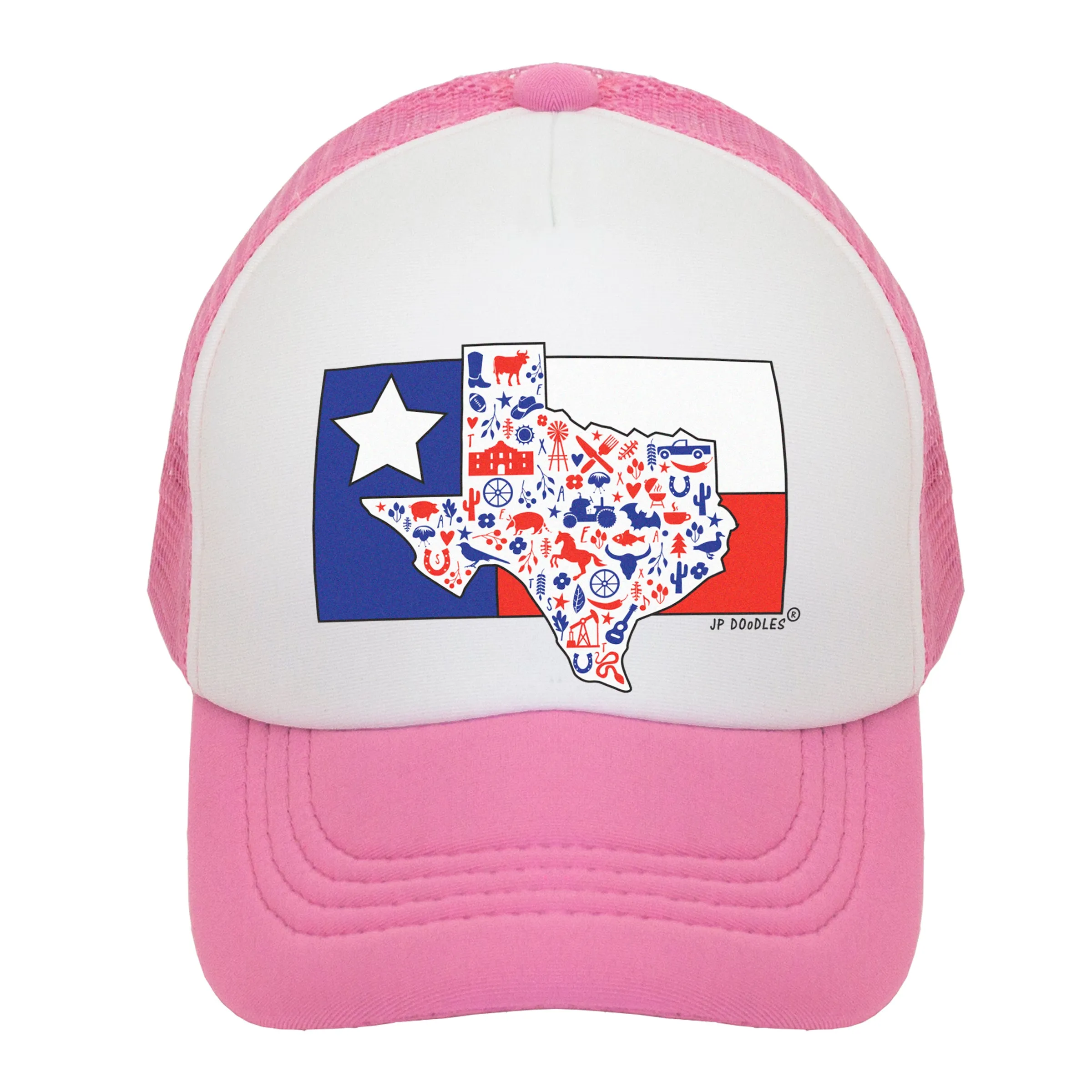Texas State Flag Kids Trucker Hat