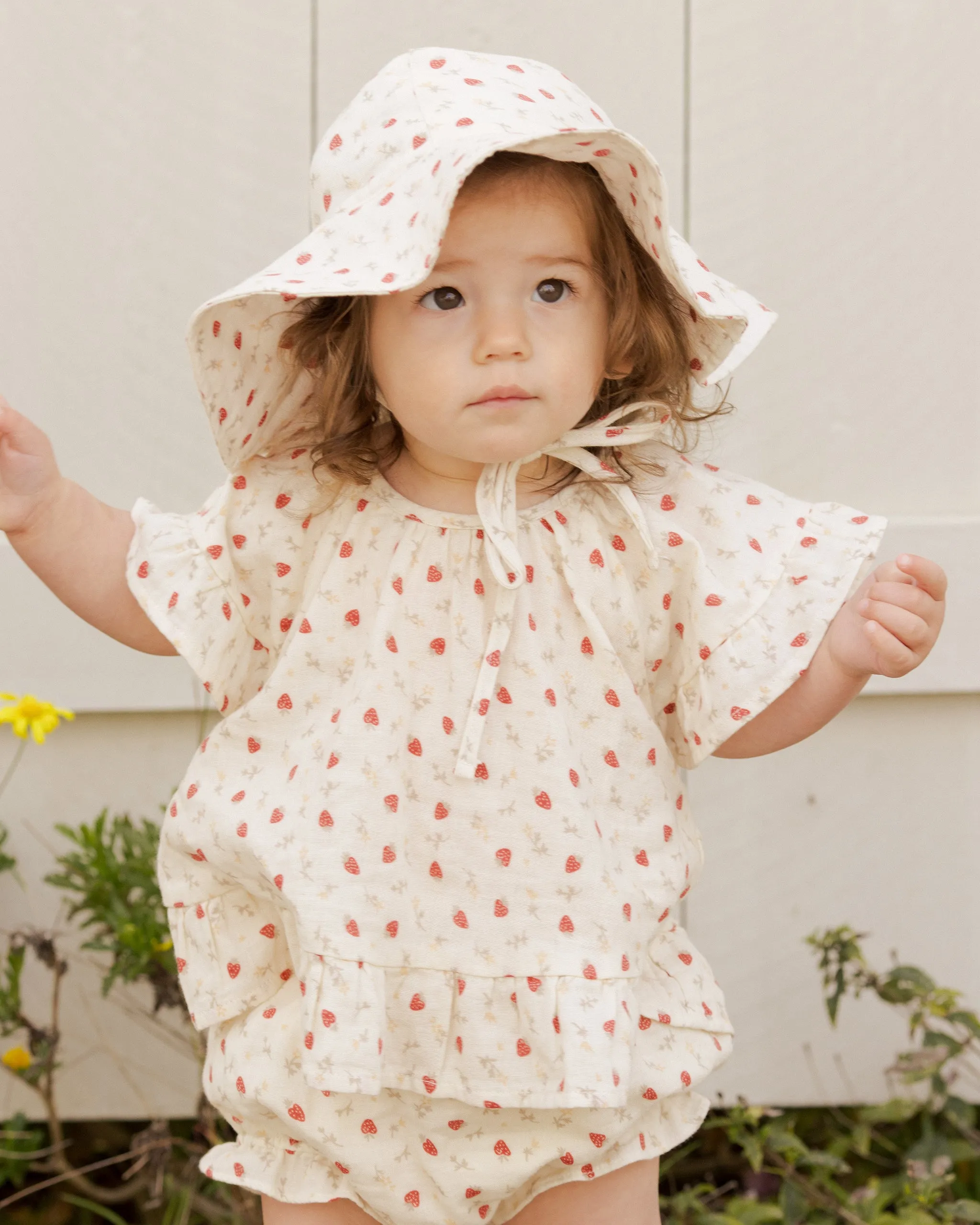 The Floppy Sunhat by Rylee & Cru - Strawberry Field