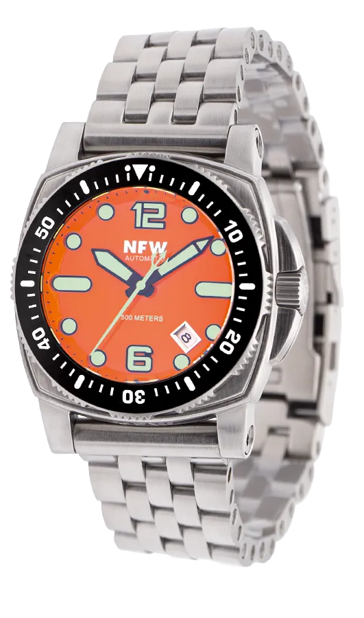 The New Shumate Diver 15620 - Brushed Steel