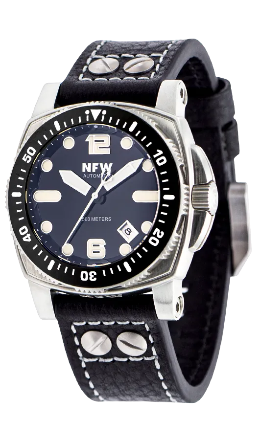 The New Shumate Diver 15720 - Brushed Steel
