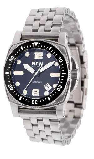 The New Shumate Diver 15720 - Brushed Steel