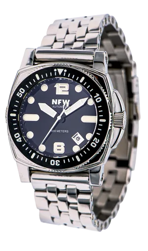 The New Shumate Diver 15720 - Polished Steel