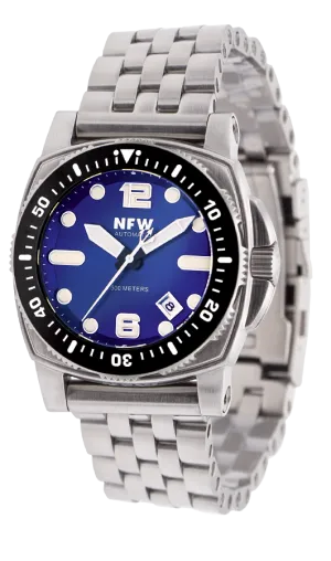 The New Shumate Diver 15820 - Brushed Steel