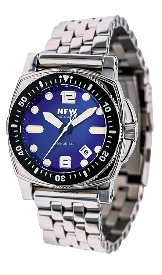 The New Shumate Diver 15820 - Polished Steel
