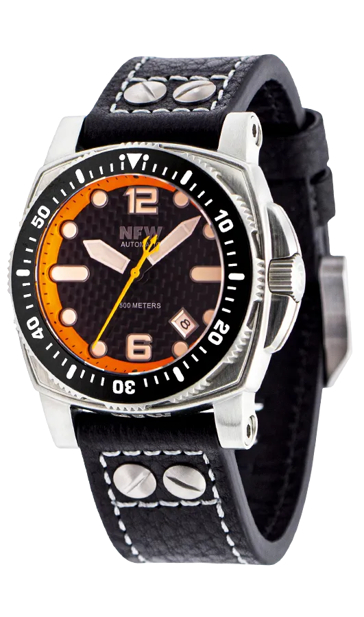 The New Shumate Diver 16120 - Brushed Steel