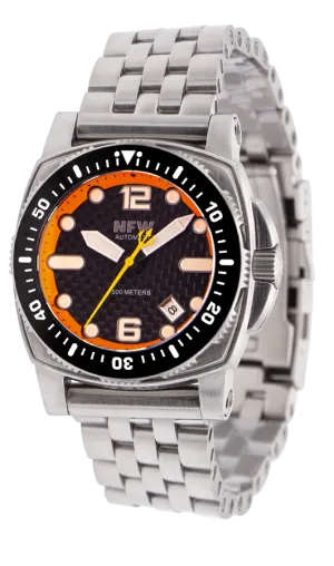 The New Shumate Diver 16120 - Brushed Steel