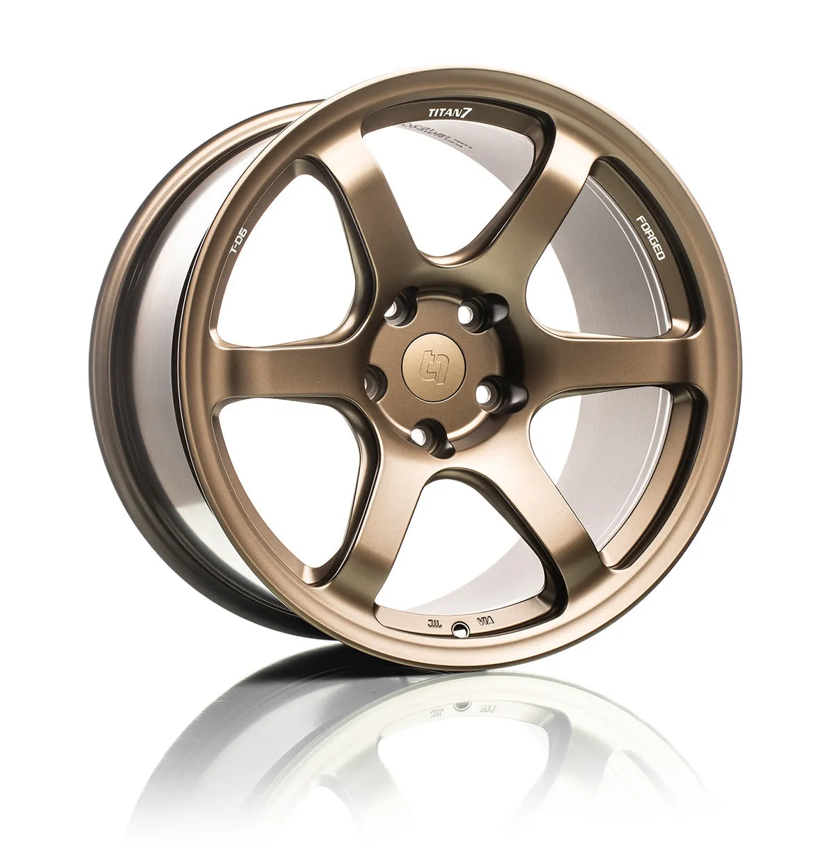 Titan 7 T-D6E Forged 6 Spoke Corvette Wheel Set