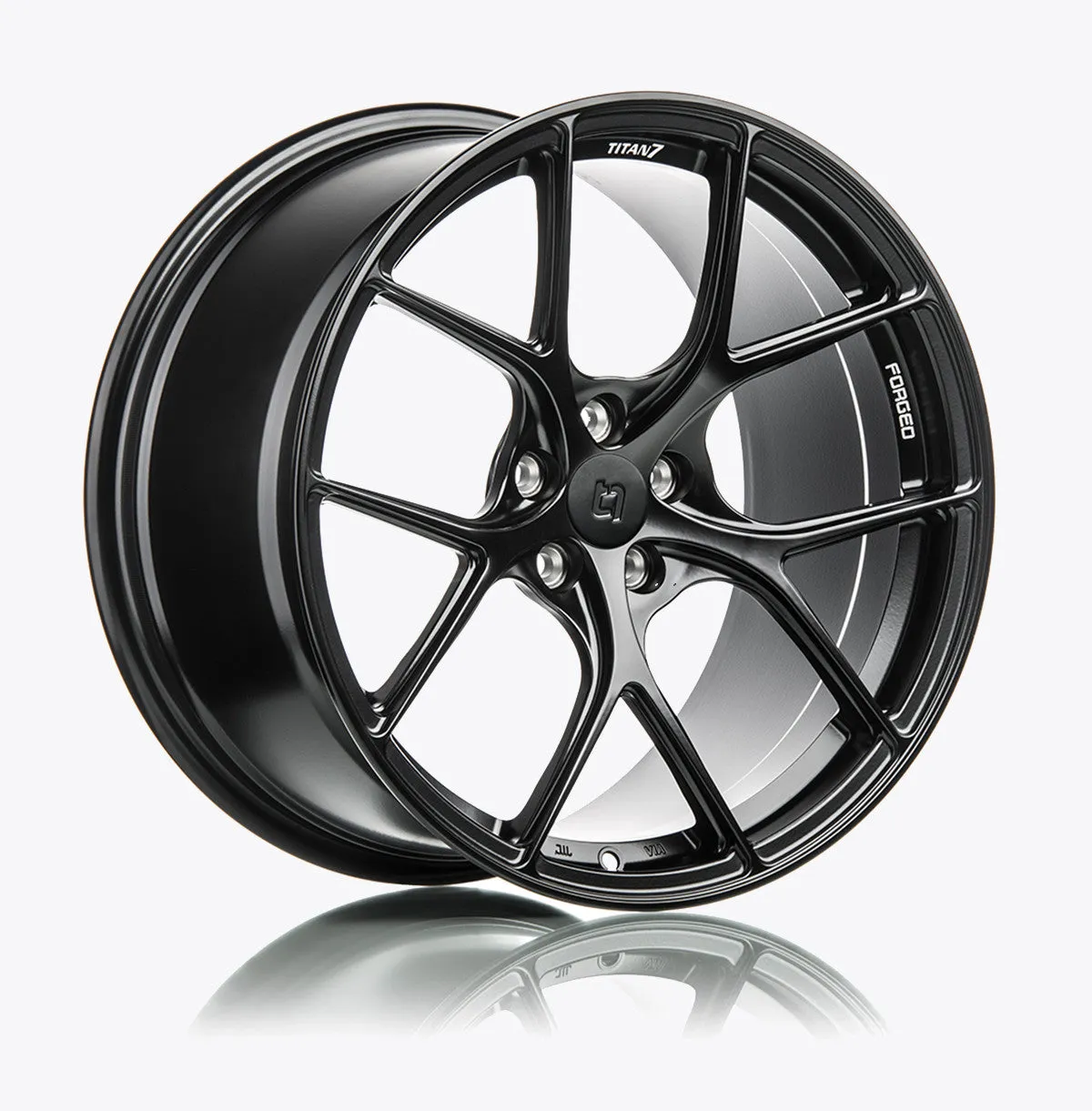 Titan 7 T-S5 Forged Split 5 Spoke Corvette Wheel Set