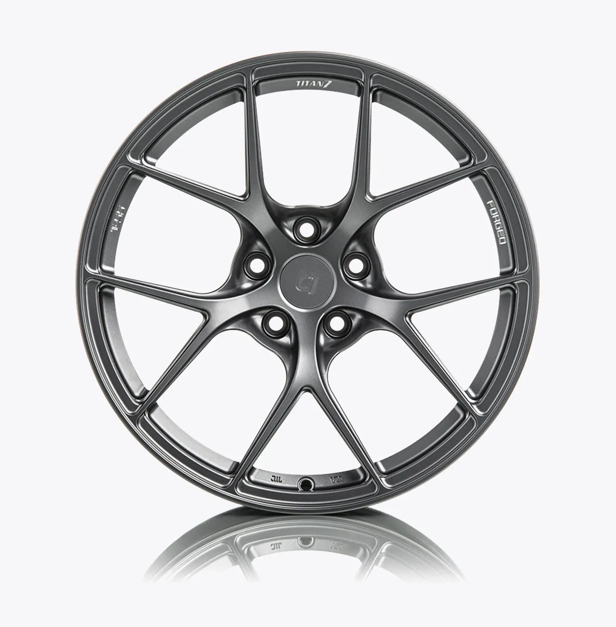 Titan 7 T-S5 Forged Split 5 Spoke Corvette Wheel Set