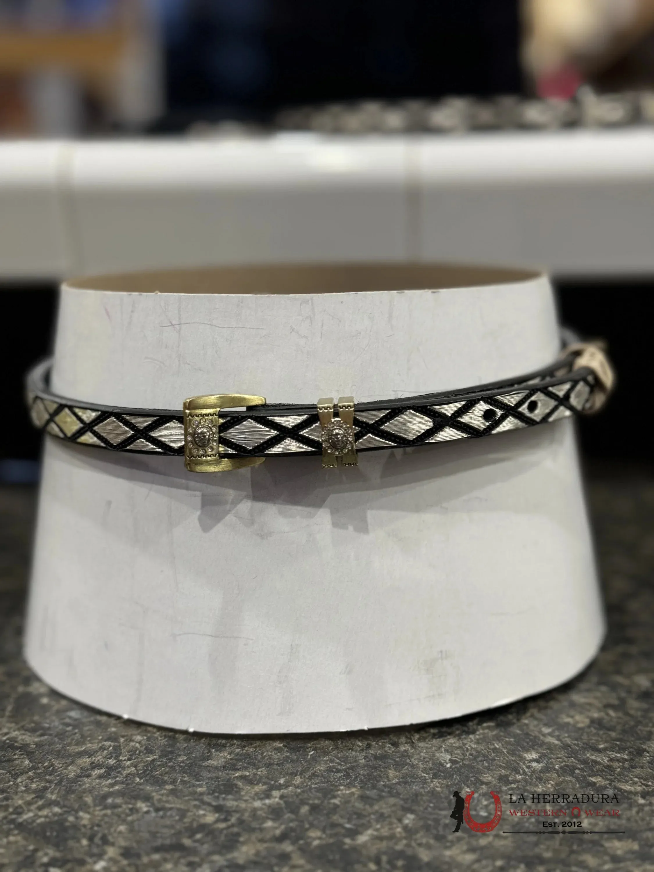 TOQUILLA DE PLATA ROMBOS