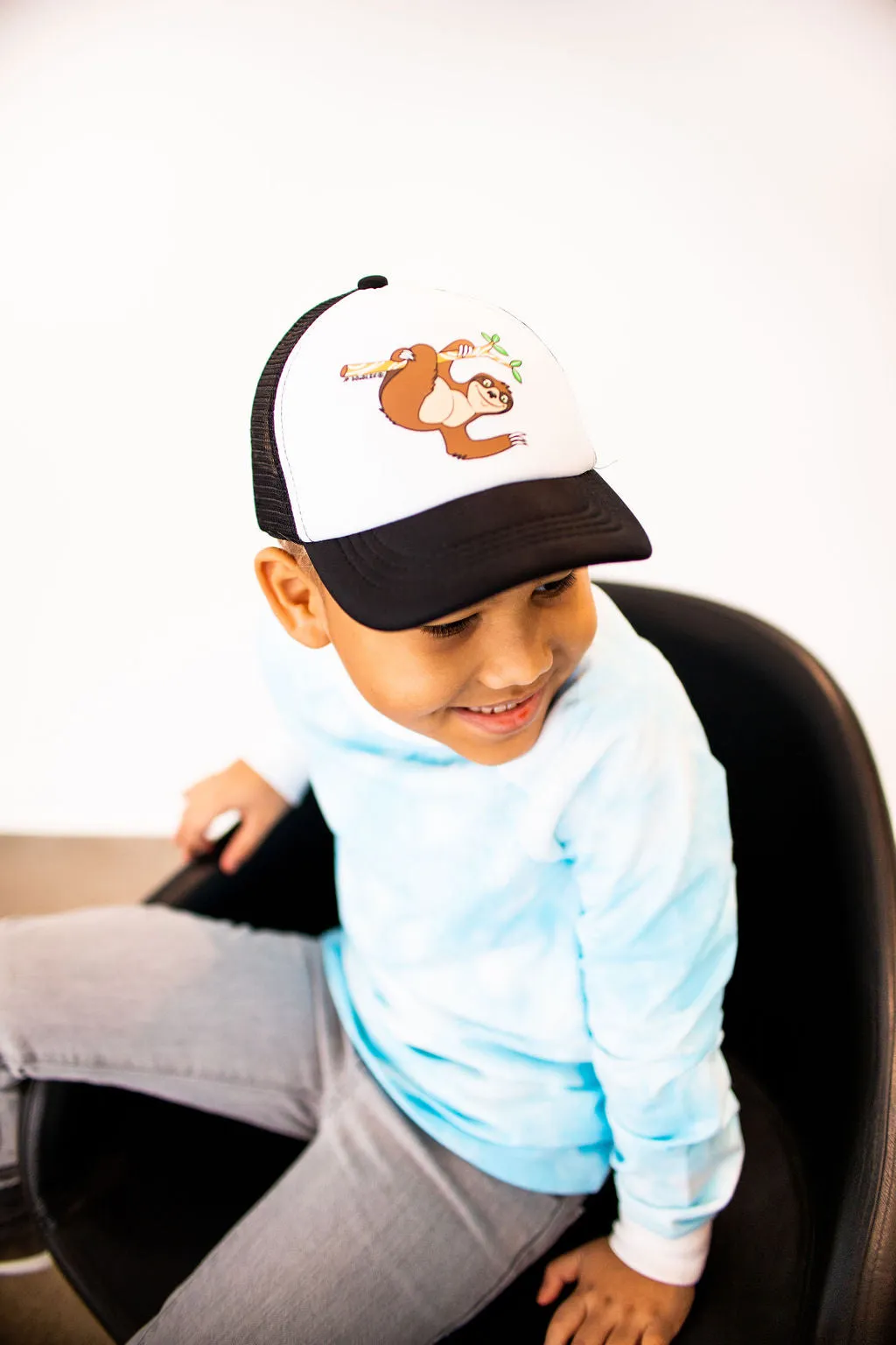 Tree Sloth Kids Trucker Hat