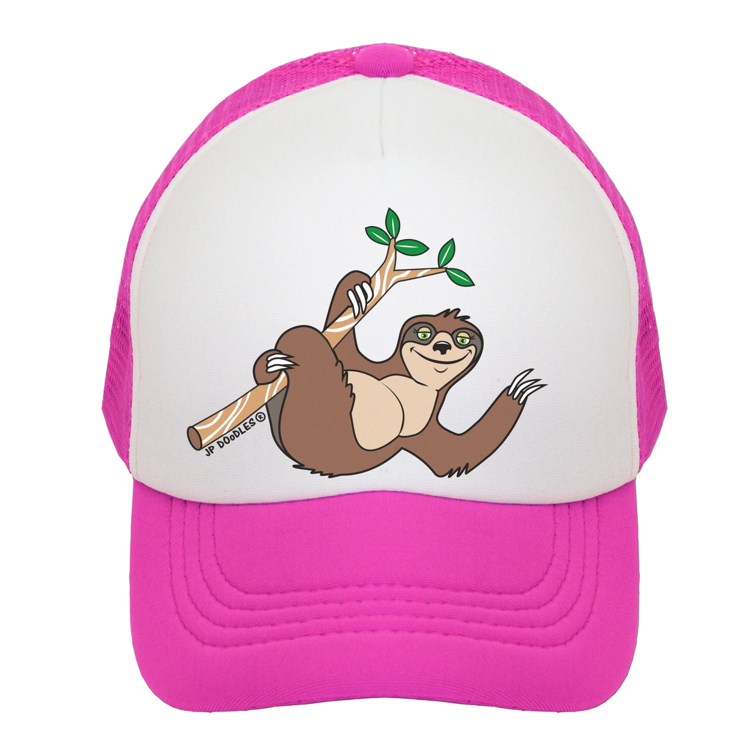 Tree Sloth Kids Trucker Hat