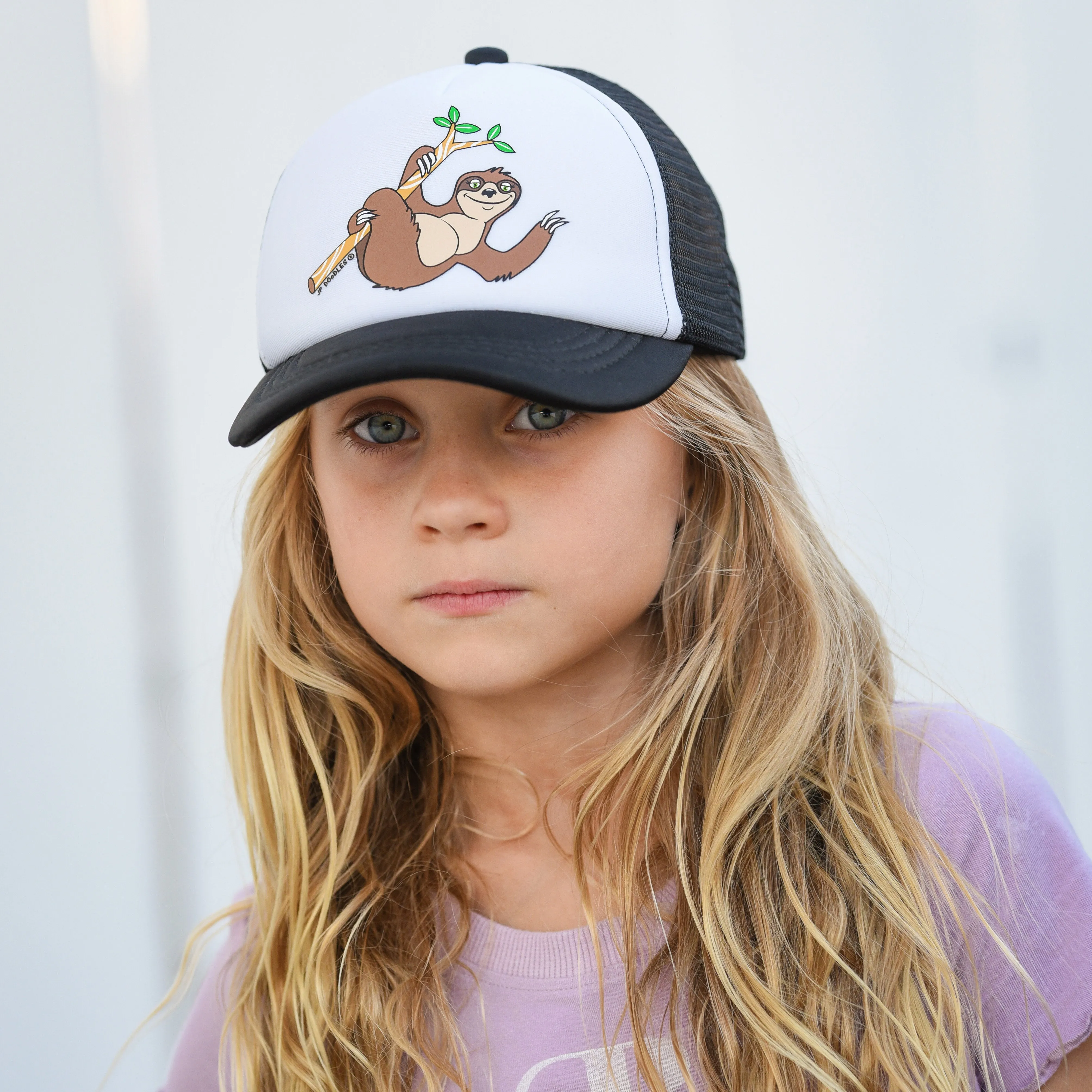 Tree Sloth Kids Trucker Hat