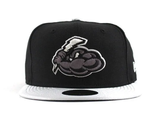 Trenton Thunder New Era 59FIFTY Custom Fitted Hats (Air Jordan Chrome 8 VIII Retro)