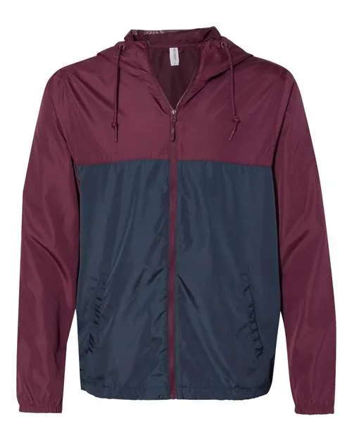 Unisex Lightweight Windbreaker Full-Zip Jacket