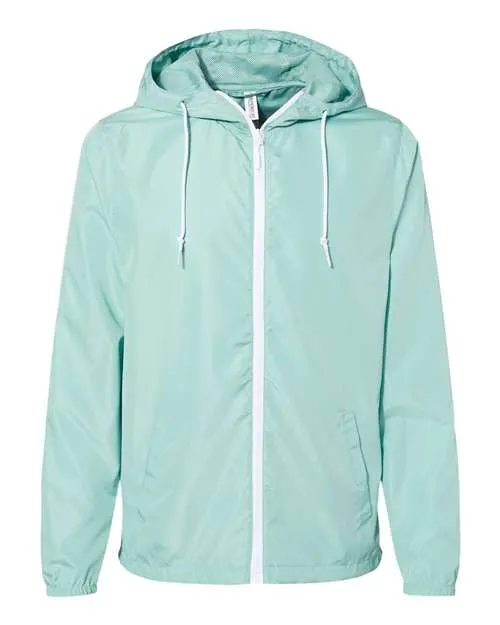 Unisex Lightweight Windbreaker Full-Zip Jacket