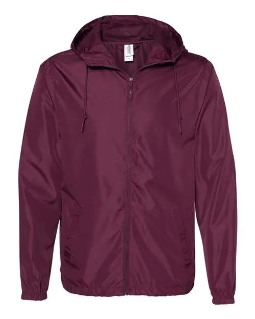 Unisex Lightweight Windbreaker Full-Zip Jacket