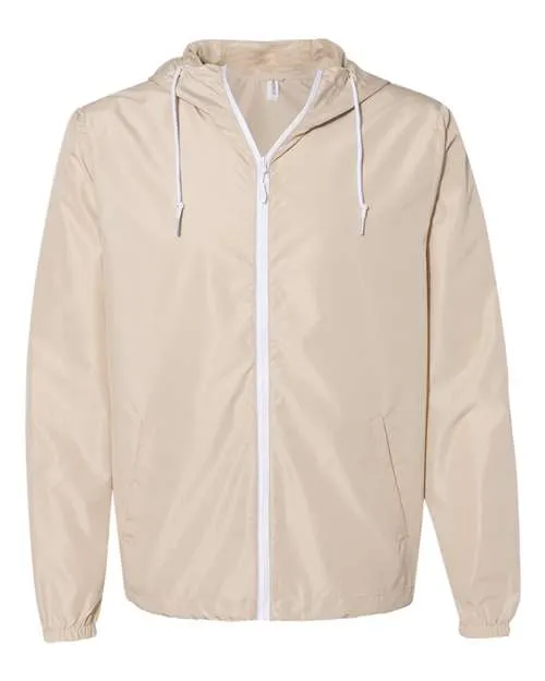 Unisex Lightweight Windbreaker Full-Zip Jacket