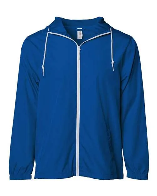 Unisex Lightweight Windbreaker Full-Zip Jacket