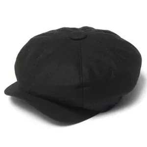 Unisex Women Men Newsboy Flat Cabbie Linen Berets Duckbill Cap Hat