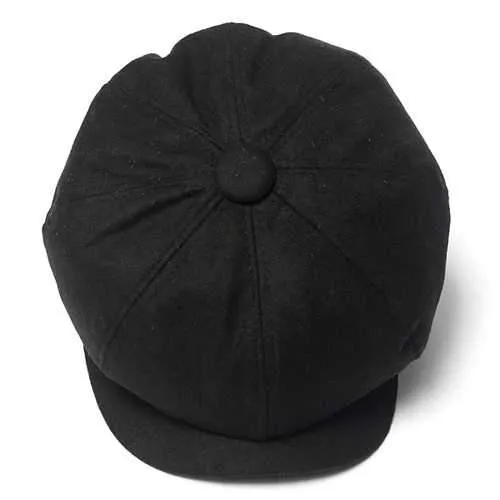 Unisex Women Men Newsboy Flat Cabbie Linen Berets Duckbill Cap Hat