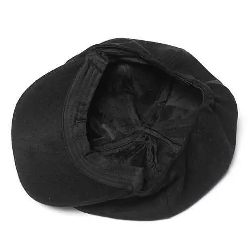 Unisex Women Men Newsboy Flat Cabbie Linen Berets Duckbill Cap Hat