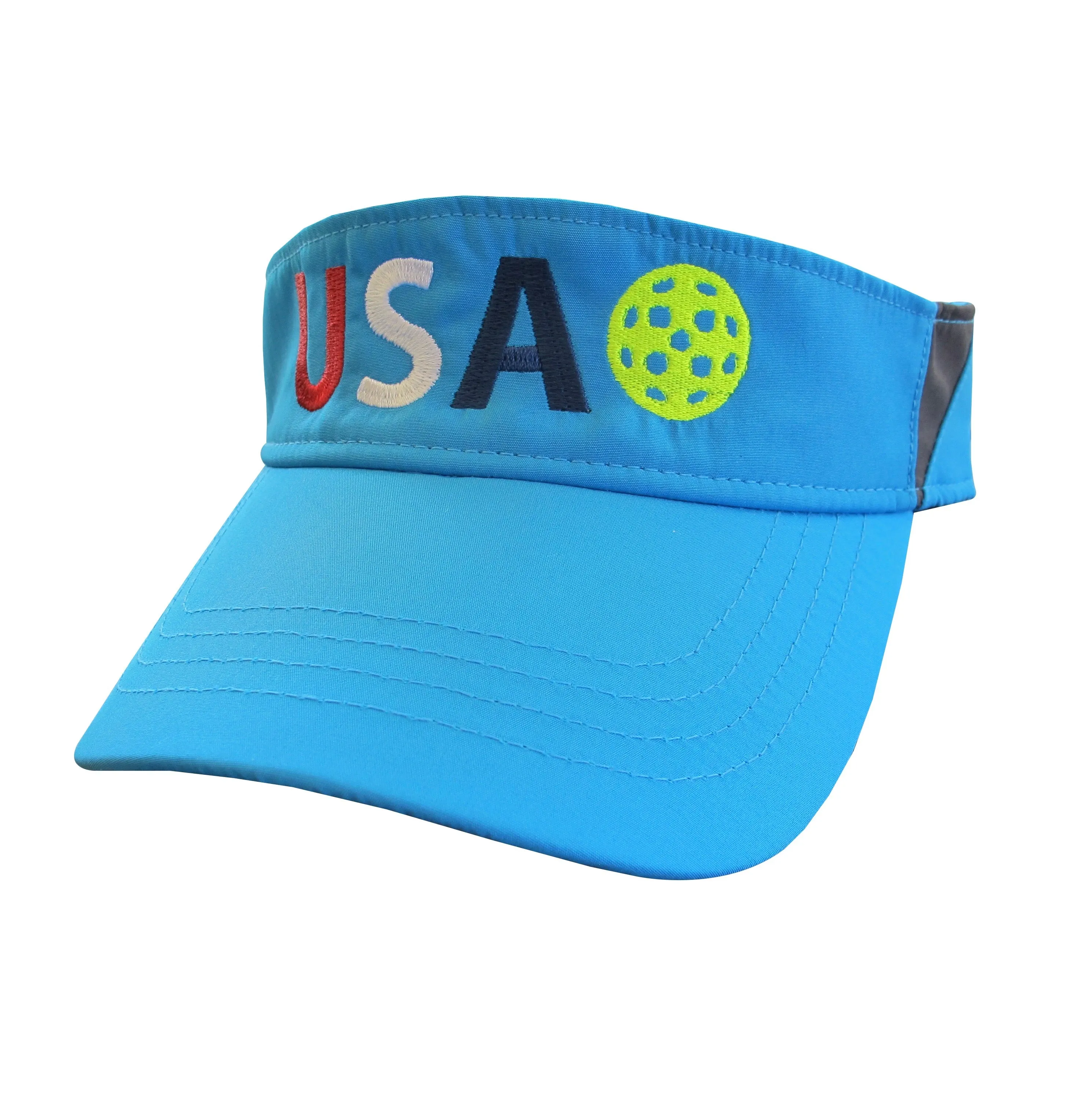 USA Pickleball Embroidered Performance Dri-Fit Visor by Pickleball Xtra