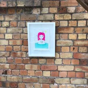 Valentina & The Stepwell, Day (Love Series) - Framed
