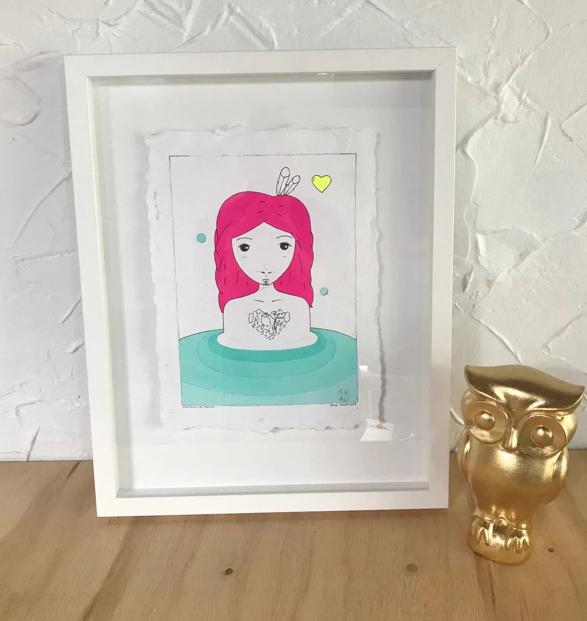 Valentina & The Stepwell, Day (Love Series) - Framed