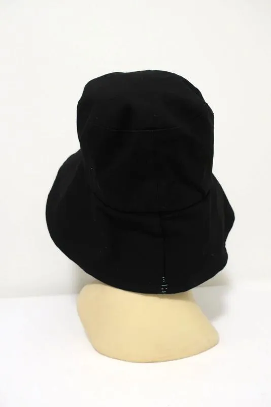 Valeur Mad Factory Floppy Wide Brim Hat Tetora Black Cotton