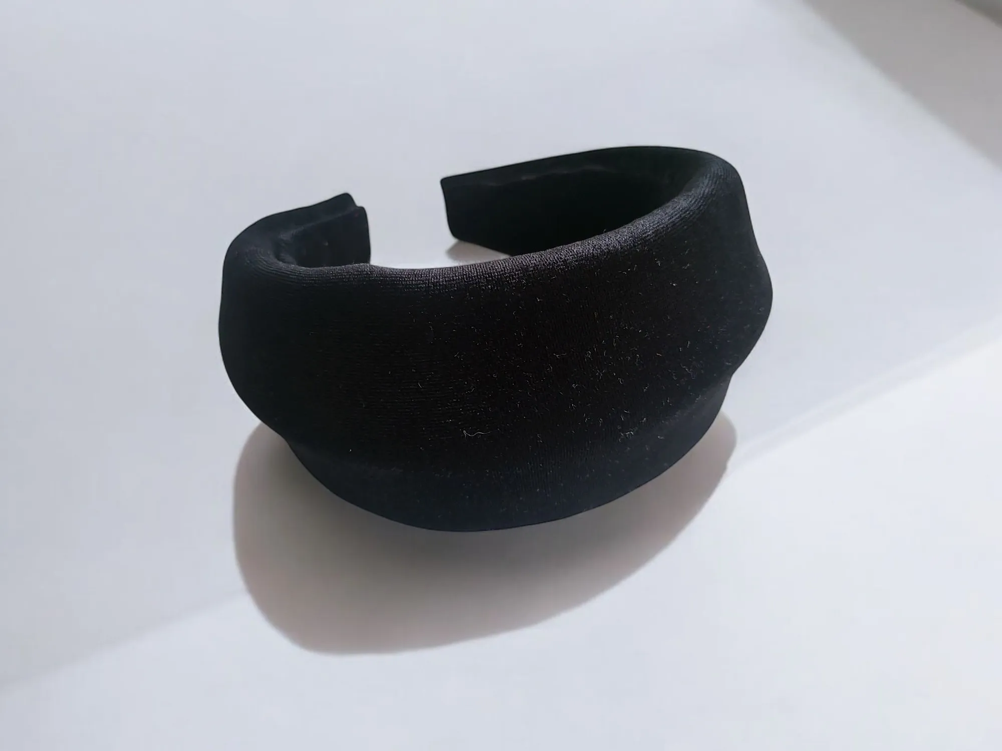 Velvet Ridged Headband, Halo Crown Fascinator 7.5 or 10 cm Wide (colour options)