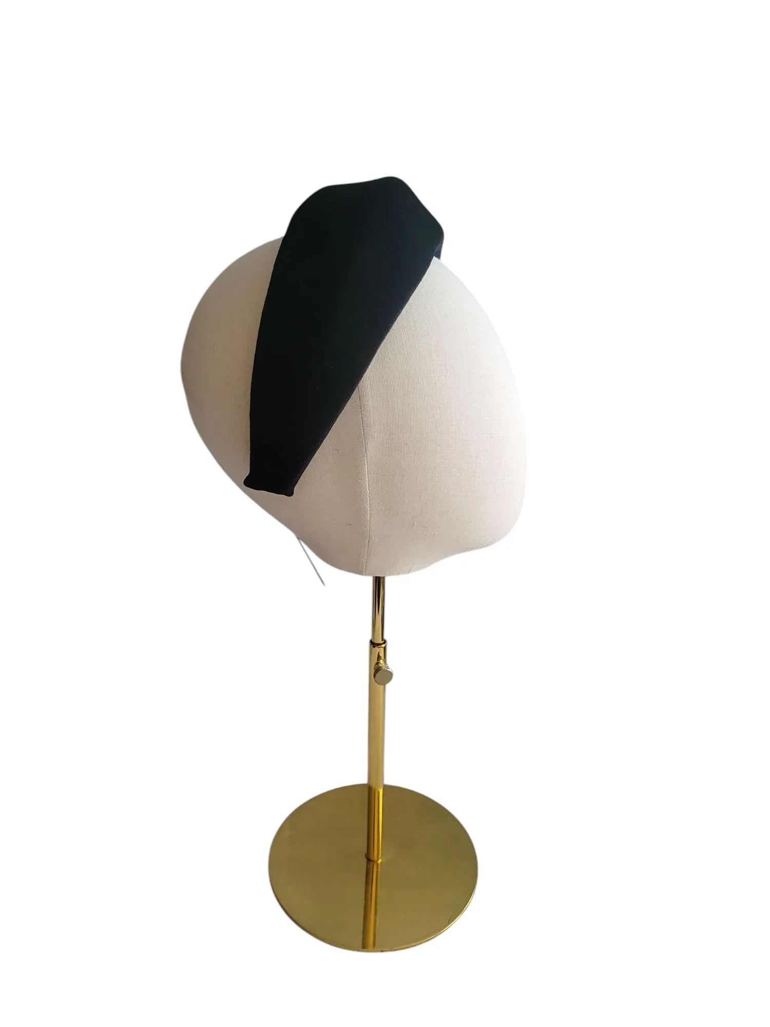 Velvet Ridged Headband, Halo Crown Fascinator 7.5 or 10 cm Wide (colour options)