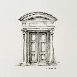 Venice Door 4 - Original Illustration