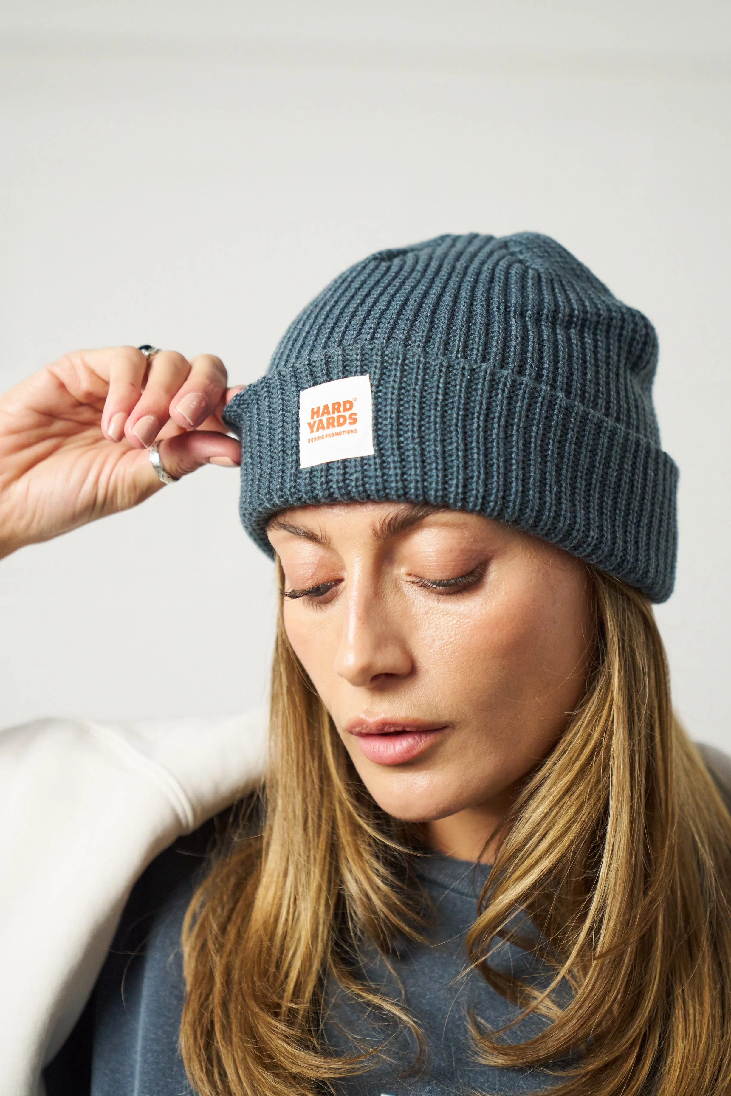 Vice 84 'Hard Yards' Fisherman Ribbed Beanie - Petrol