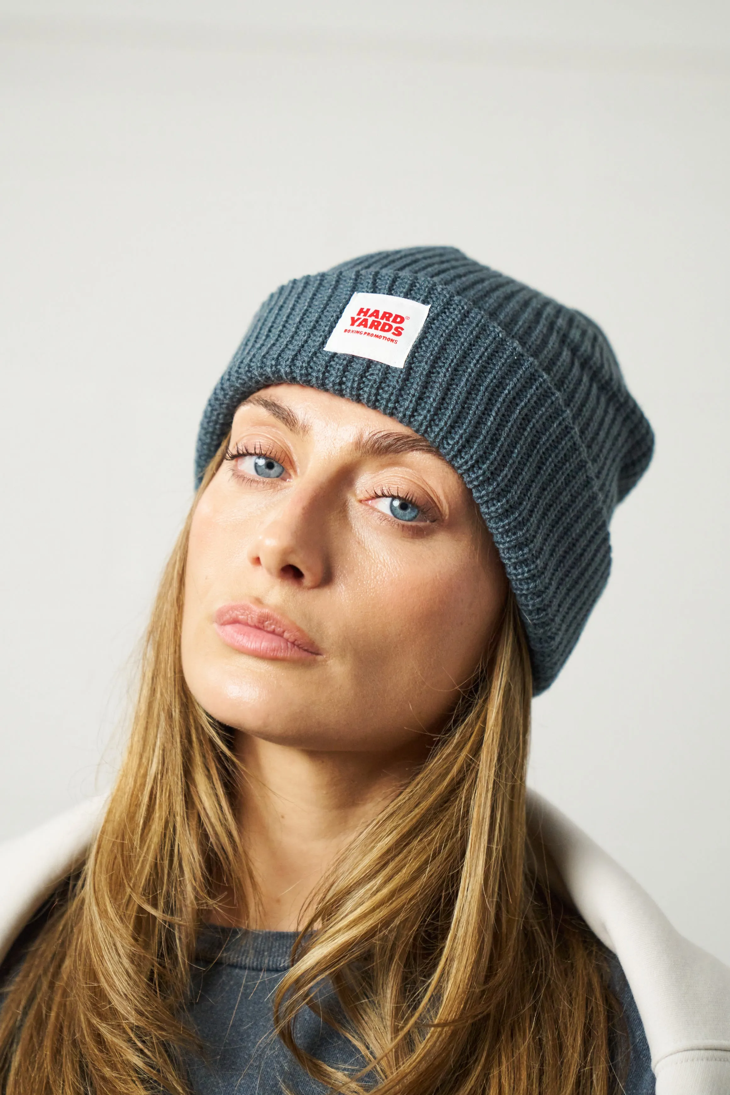 Vice 84 'Hard Yards' Fisherman Ribbed Beanie - Petrol