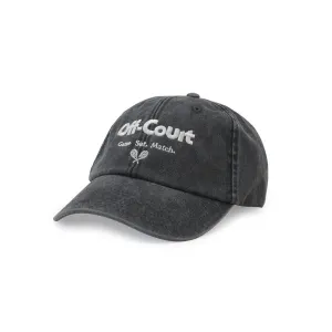 Vice 84 'Off-Court' Vintage Washed Cap - Black