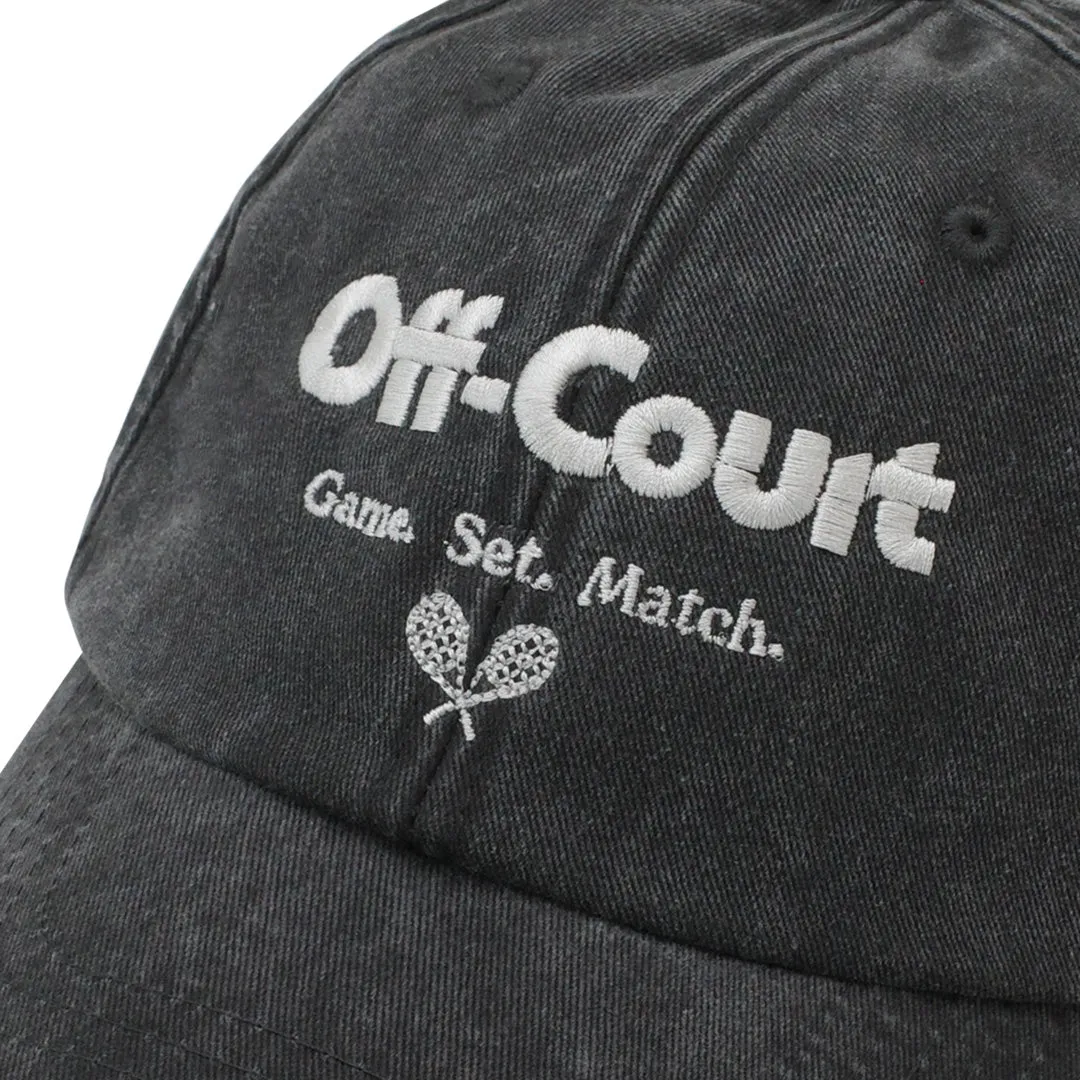 Vice 84 'Off-Court' Vintage Washed Cap - Black