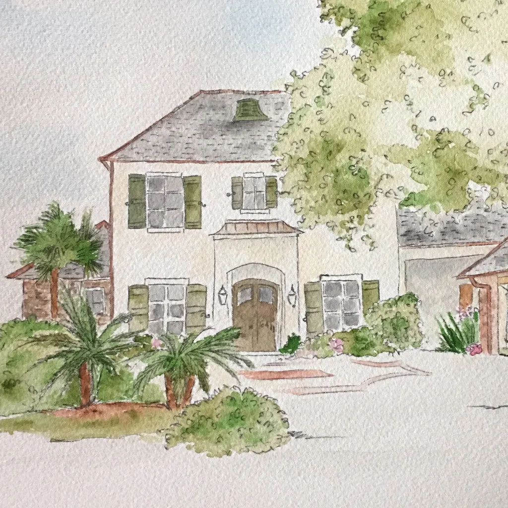 Watercolor Stationery Add On