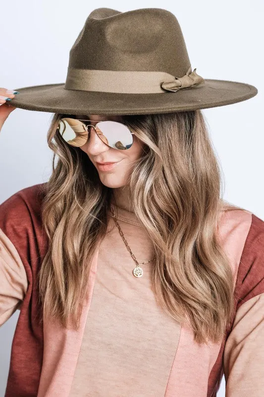 Wide Brim Panama Hat