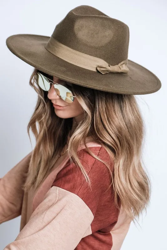 Wide Brim Panama Hat