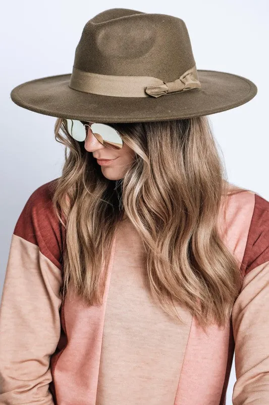 Wide Brim Panama Hat